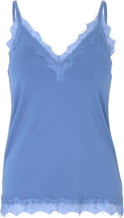 Rosemunde Hemd Billie Strap Top Vintage-kantenrand aan de halslijn en zoom vrouwelijk polyestermix - Foto 3