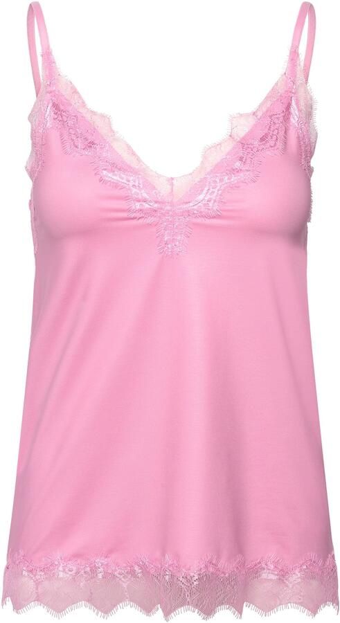 Rosemunde Hemd Billie Strap Top Vintage-kantenrand aan de halslijn en zoom vrouwelijk polyestermix - Foto 5