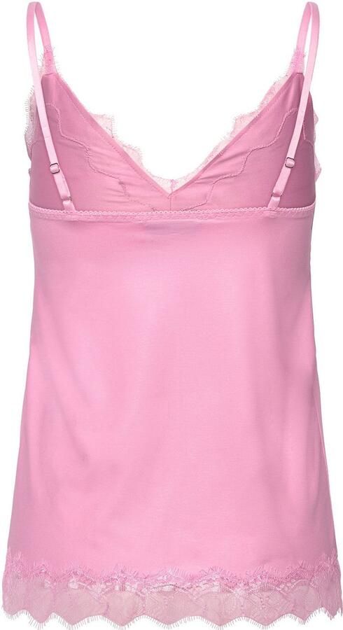 Rosemunde Hemd Billie Strap Top Vintage-kantenrand aan de halslijn en zoom vrouwelijk polyestermix - Foto 4