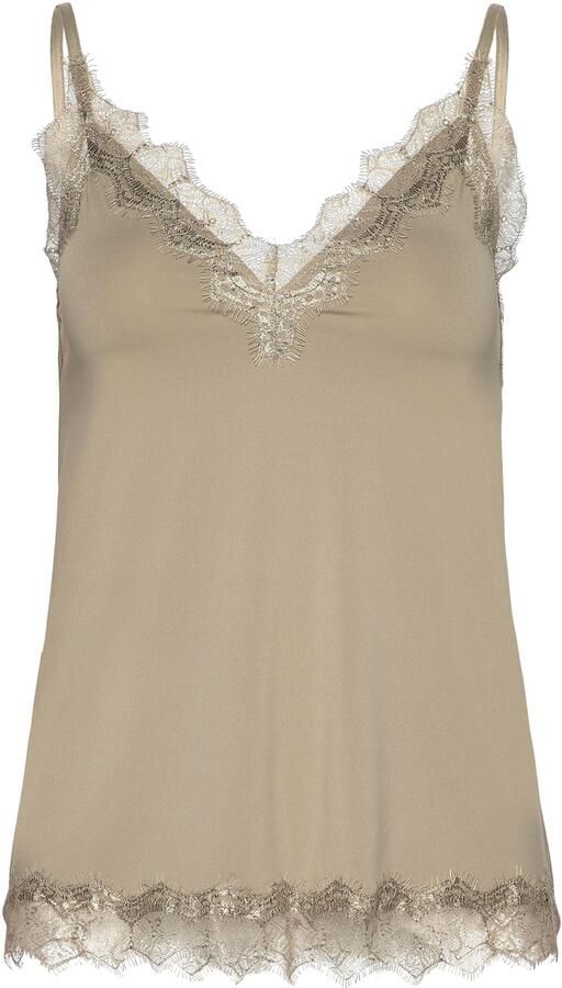 Rosemunde Hemd Billie Strap Top Vintage-kantenrand aan de halslijn en zoom vrouwelijk polyestermix - Foto 3