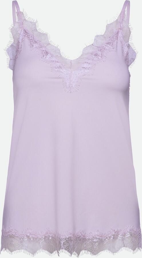 Rosemunde Hemd Billie Strap Top Vintage-kantenrand aan de halslijn en zoom vrouwelijk polyestermix - Foto 3