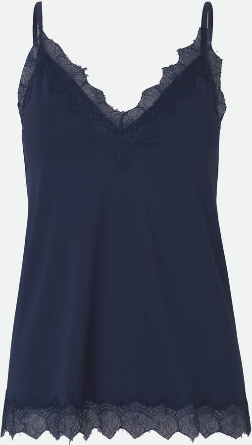 Rosemunde Hemd Billie Strap Top Vintage-kantenrand aan de halslijn en zoom vrouwelijk polyestermix - Foto 2