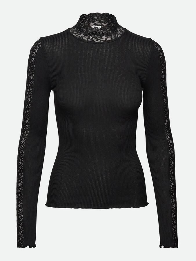 Rosemunde Longsleeve Beatha lace longsleeve Vintage-kant aan kraag en mouwen vrouwelijk Zijde- Katoenmix - Foto 7