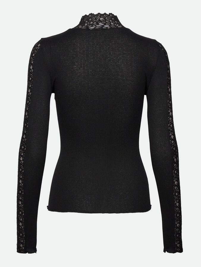Rosemunde Longsleeve Beatha lace longsleeve Vintage-kant aan kraag en mouwen vrouwelijk Zijde- Katoenmix - Foto 11