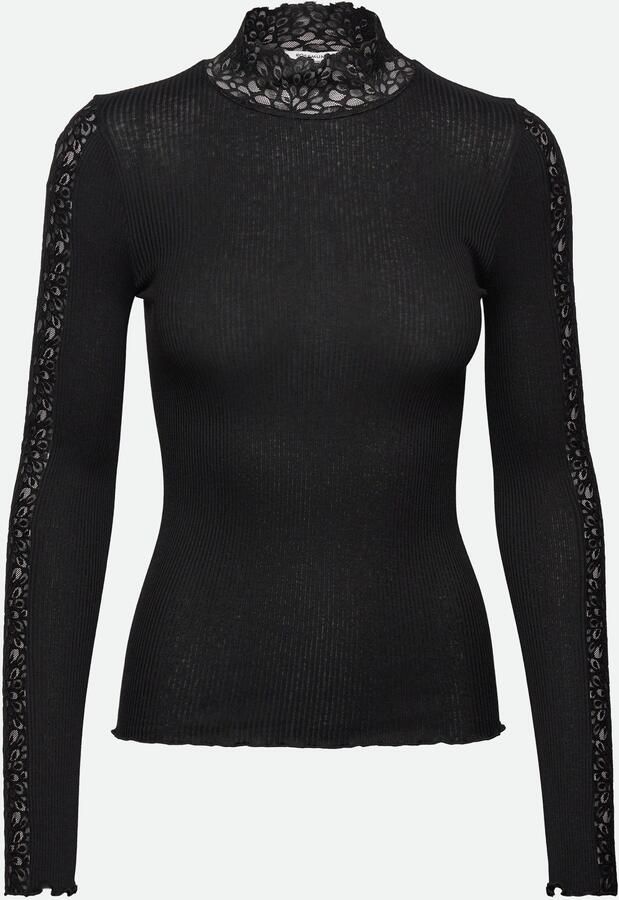 Rosemunde Longsleeve Beatha lace longsleeve Vintage-kant aan kraag en mouwen vrouwelijk Zijde- Katoenmix - Foto 7