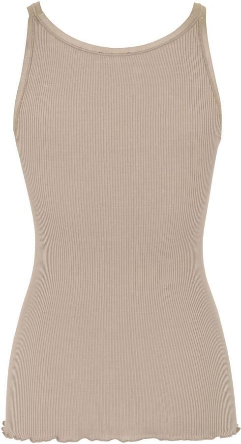 Rosemunde Shirt voor eronder Babette Silk Top zonder mouwen ronde hals basic zijdemix - Foto 3