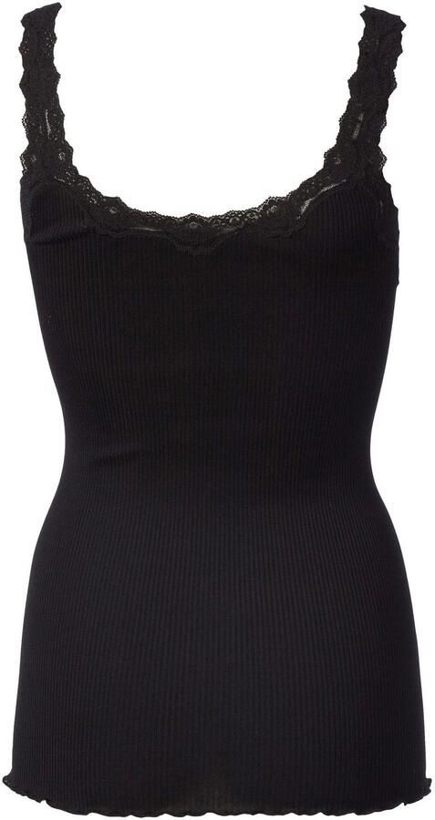 Rosemunde Tanktop Babette Silk Top omgekeerde vintage-kantenrand vrouwelijk comfortabel zijdemix - Foto 5