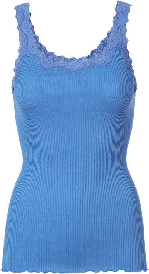 Rosemunde Tanktop Babette Silk Top omgekeerde vintage-kantenrand vrouwelijk comfortabel zijdemix - Foto 6