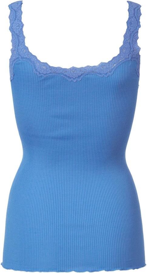 Rosemunde Tanktop Babette Silk Top omgekeerde vintage-kantenrand vrouwelijk comfortabel zijdemix - Foto 5