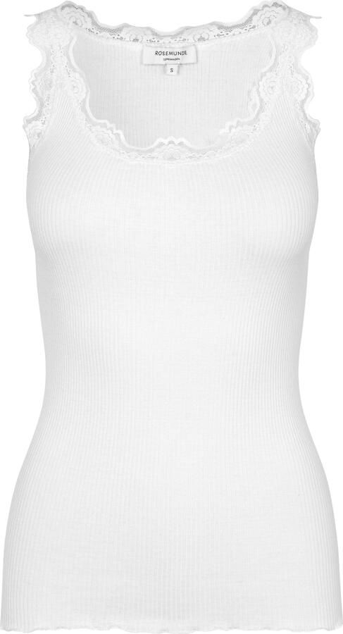 Rosemunde Tanktop Babette Silk Top Vintage-kantenrand brede bandjes vrouwelijk comfortabel zijdemix - Foto 8