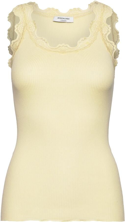 Rosemunde Tanktop Babette Silk Top Vintage-kantenrand brede bandjes vrouwelijk comfortabel zijdemix - Foto 5