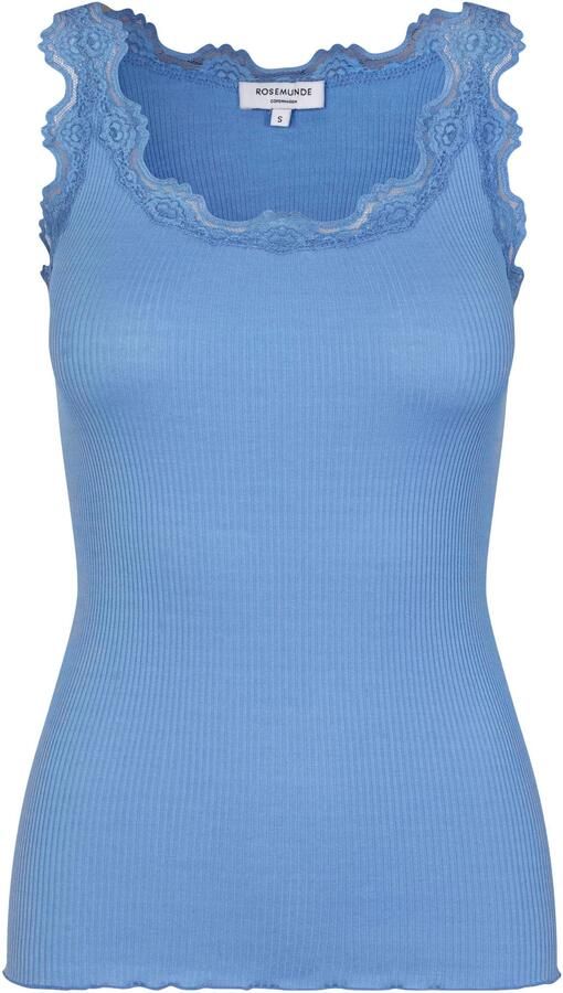 Rosemunde Tanktop Babette Silk Top Vintage-kantenrand brede bandjes vrouwelijk comfortabel zijdemix - Foto 2