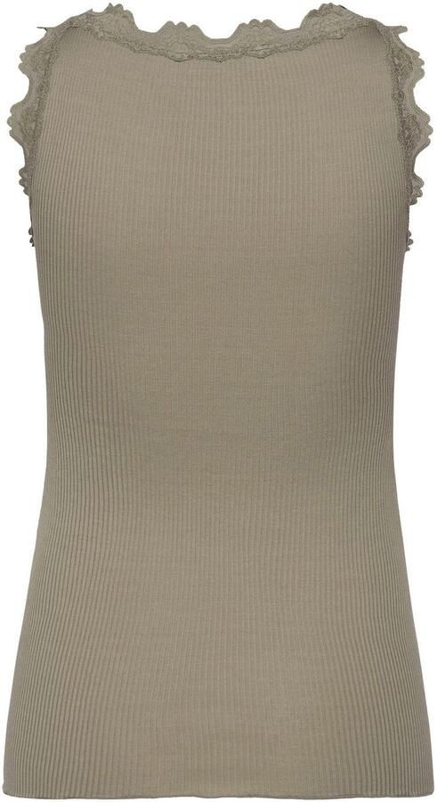 Rosemunde Tanktop Babette Silk Top Vintage-kantenrand brede bandjes vrouwelijk comfortabel zijdemix - Foto 2