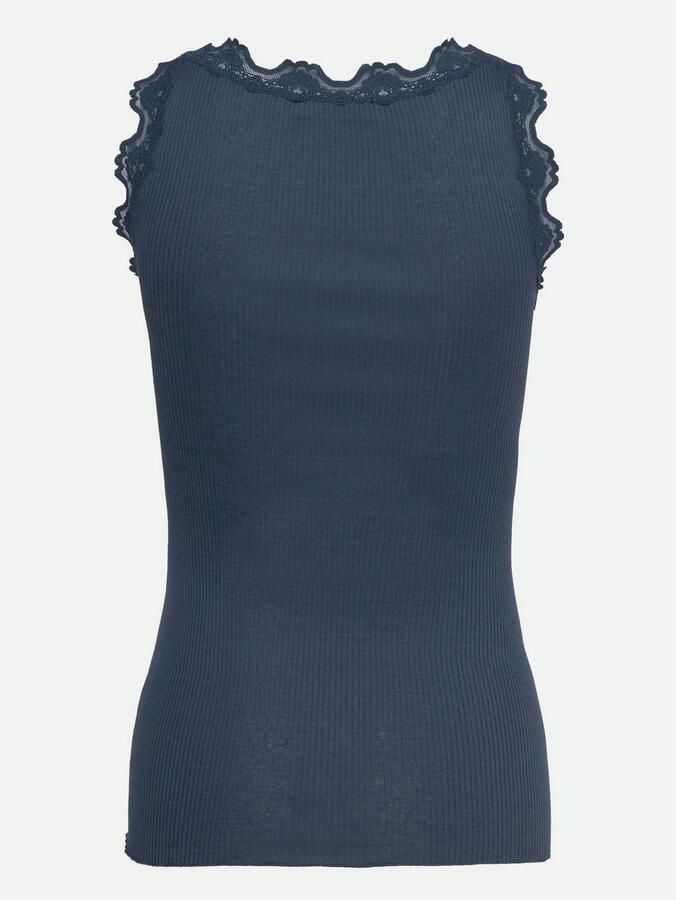 Rosemunde Tanktop Babette Silk Top Vintage-kantenrand brede bandjes vrouwelijk comfortabel zijdemix - Foto 2