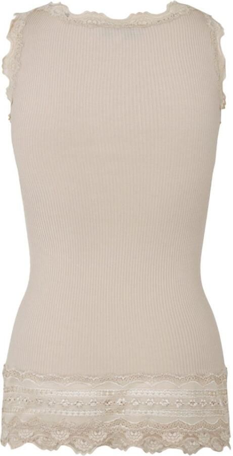 Rosemunde Tanktop Benita Silk Top Camisole Vintage-kant aan de halslijn vrouwelijk ronde hals zijdemix - Foto 4