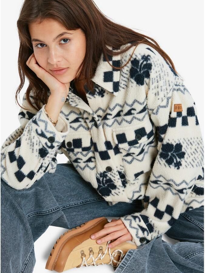 Roxy Fleecejack MORNING CRUSH SHACKET - Foto 3