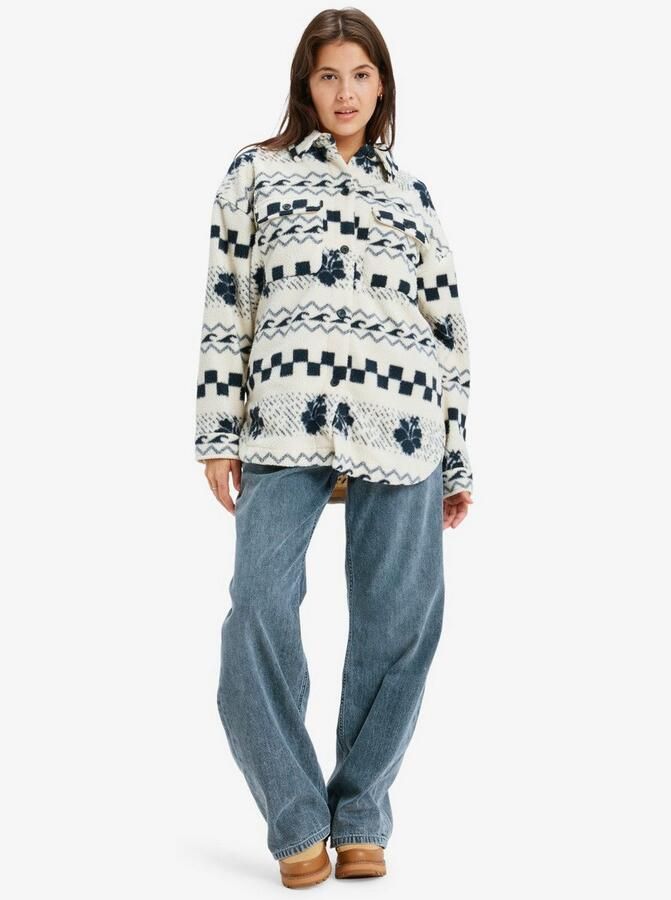 Roxy Fleecejack MORNING CRUSH SHACKET - Foto 7