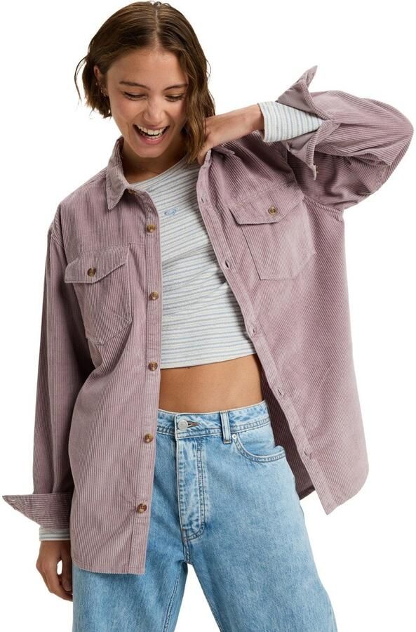 Roxy Overhemd met lange mouwen Let it Go cord (1-delig) - Foto 5