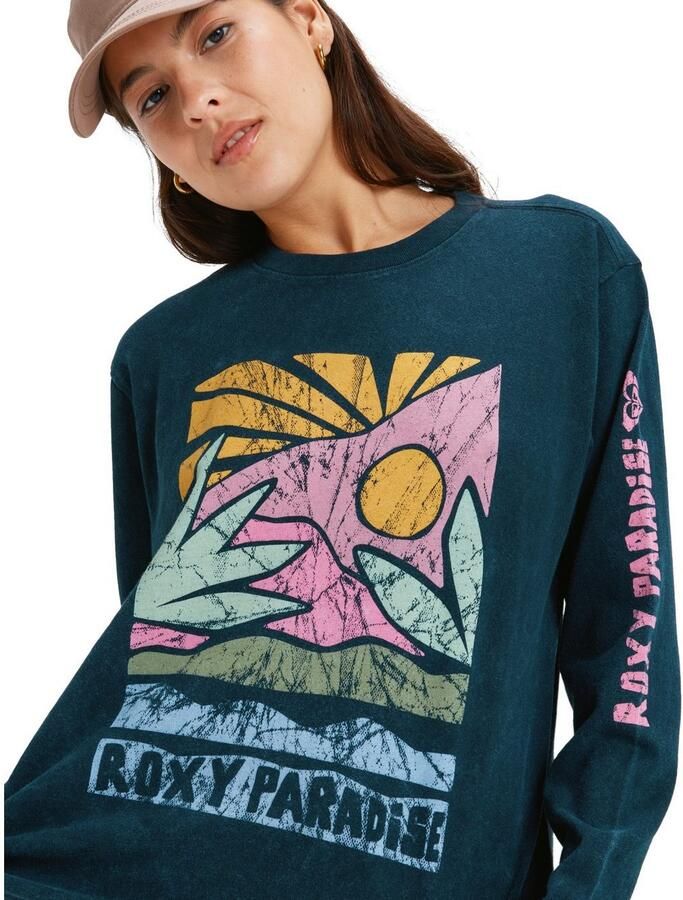 Roxy Shirt met lange mouwen Hangloose Washed