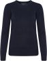 Saint Tropez Nachtelijke Hemel Gebreide Trui Blue Dames - Thumbnail 1