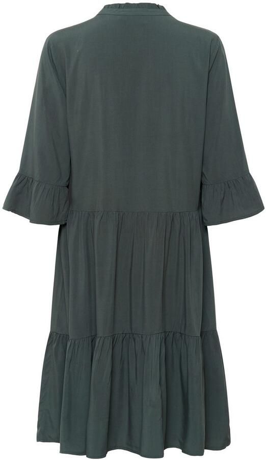 Saint Tropez Blousejurk EdaSZ dress Zomerkleid tuniekakleid met volant en 3 4 mouw - Foto 4