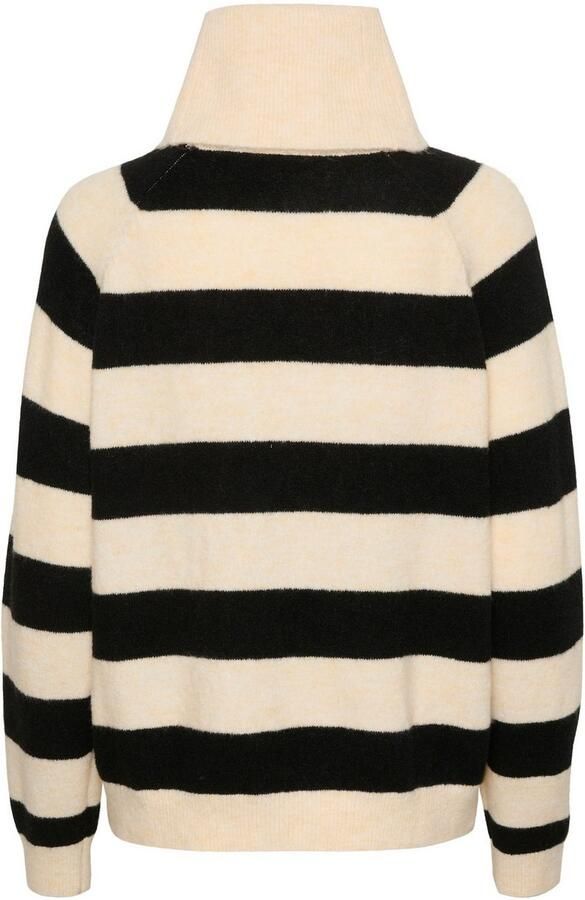 Saint Tropez Gestreepte Rollneck Pullover Trui Multicolor Dames - Foto 3