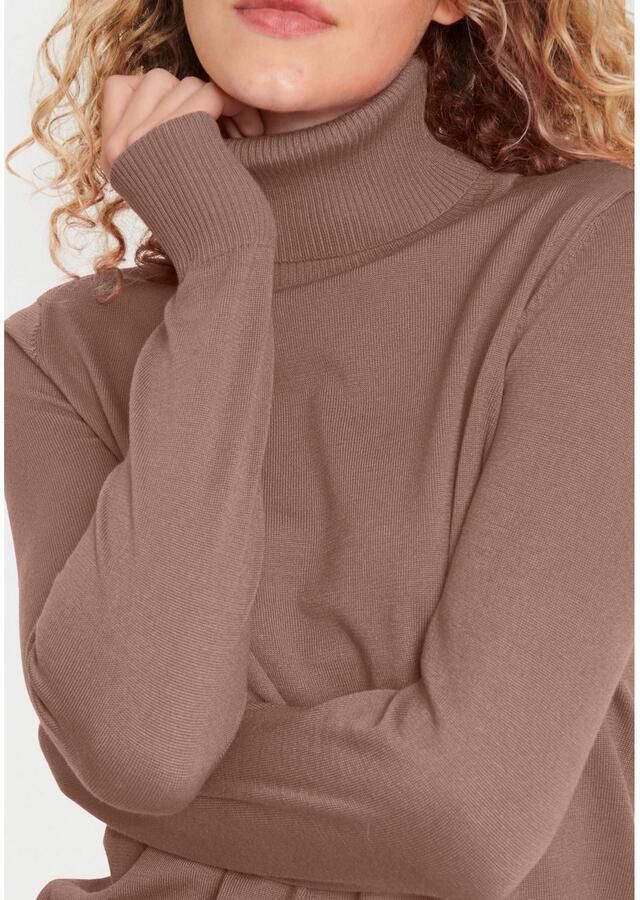 Saint Tropez Coltrui J2046 MilaSZ Rollneck Fijngebreid met viscose classic fit