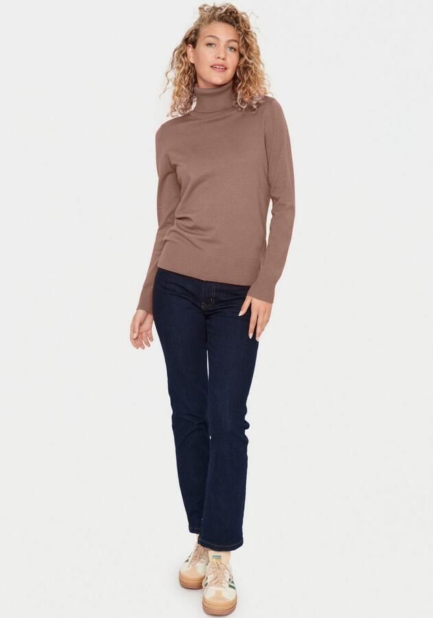 Saint Tropez Coltrui J2046 MilaSZ Rollneck Fijngebreid met viscose classic fit - Foto 3