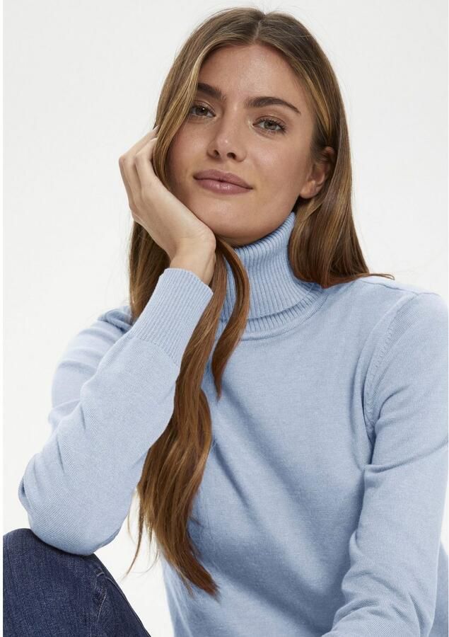 Saint Tropez Coltrui J2046 MilaSZ Rollneck Fijngebreid met viscose classic fit