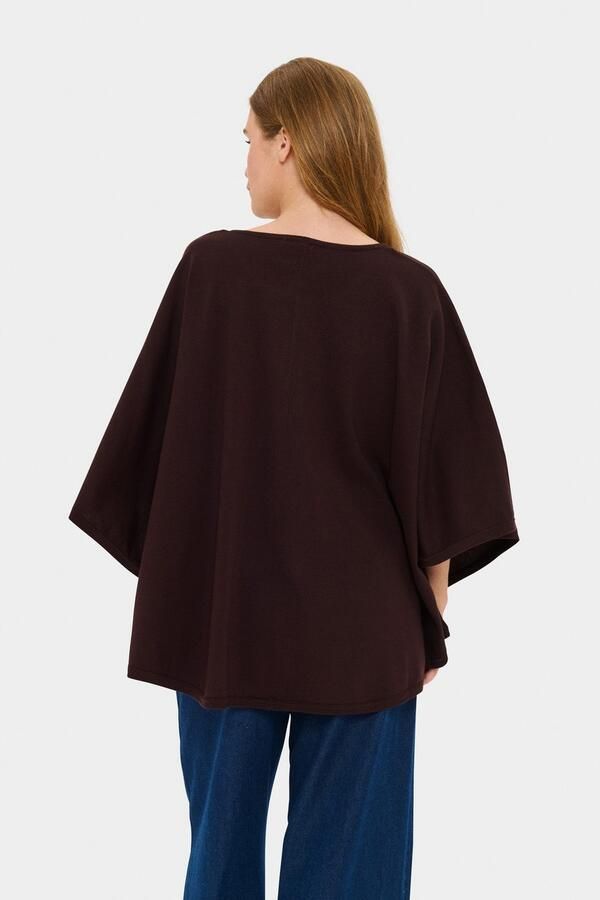 Saint Tropez Gebreide poncho BilliSZ Poncho Loose fit viscosemix - Foto 2