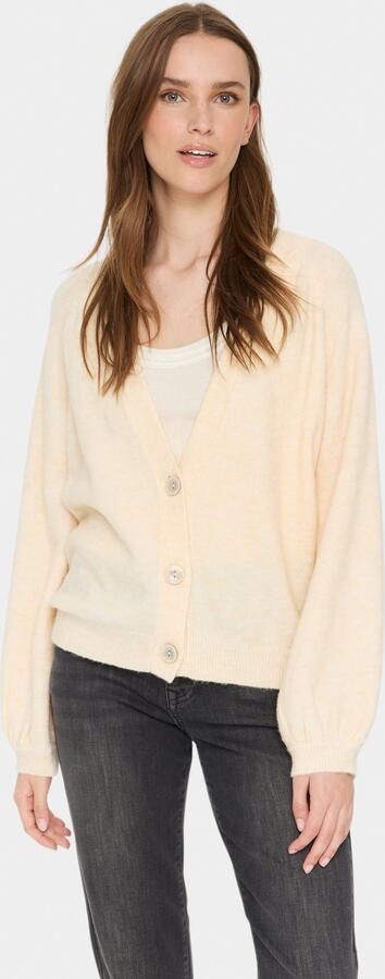 Saint Tropez Ice Melange Gebreide Trui Beige Dames - Foto 6