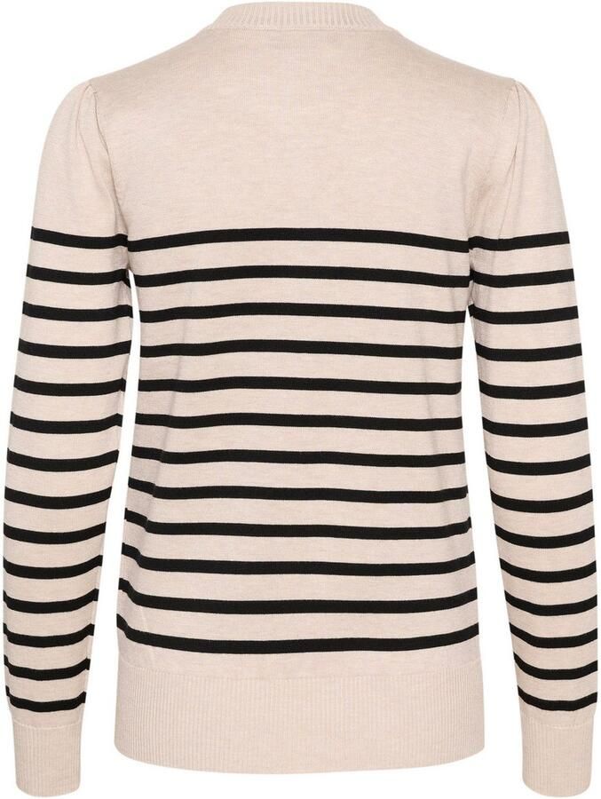 Saint Tropez Gestreepte Pullover Trui Grijs Morn Gray Dames - Foto 5
