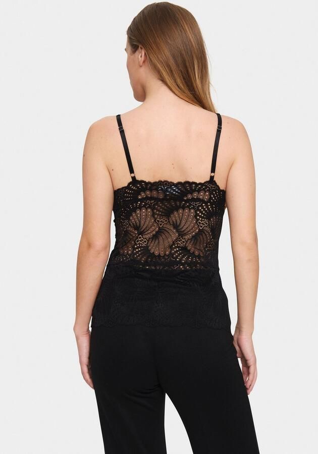 Saint Tropez Vrouwelijke Kant V-Hals Top Multicolor Dames - Foto 6