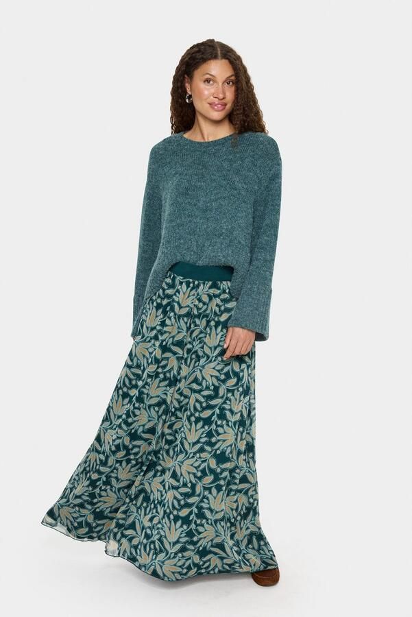 Saint Tropez Maxirok MiljaSZ Crinkle Maxi Skirt - Foto 3