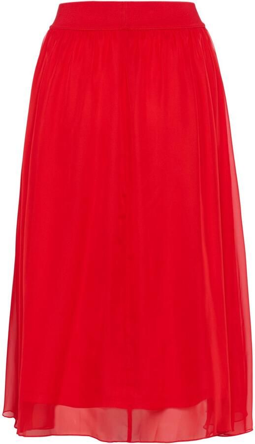 Saint Tropez Midirok CoralSZ Skirt gemaakt van chiffon - Foto 4