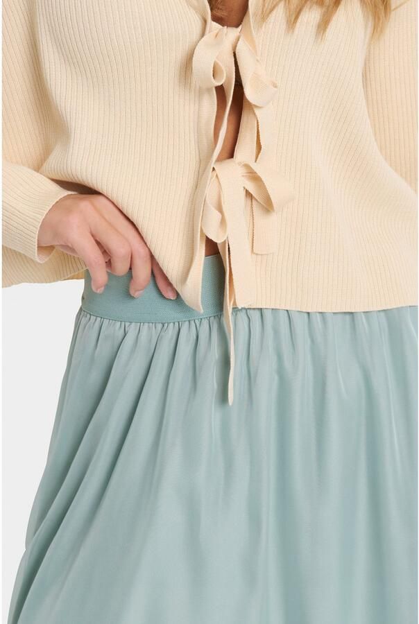 Saint Tropez Midirok CoralSZ Skirt gemaakt van chiffon