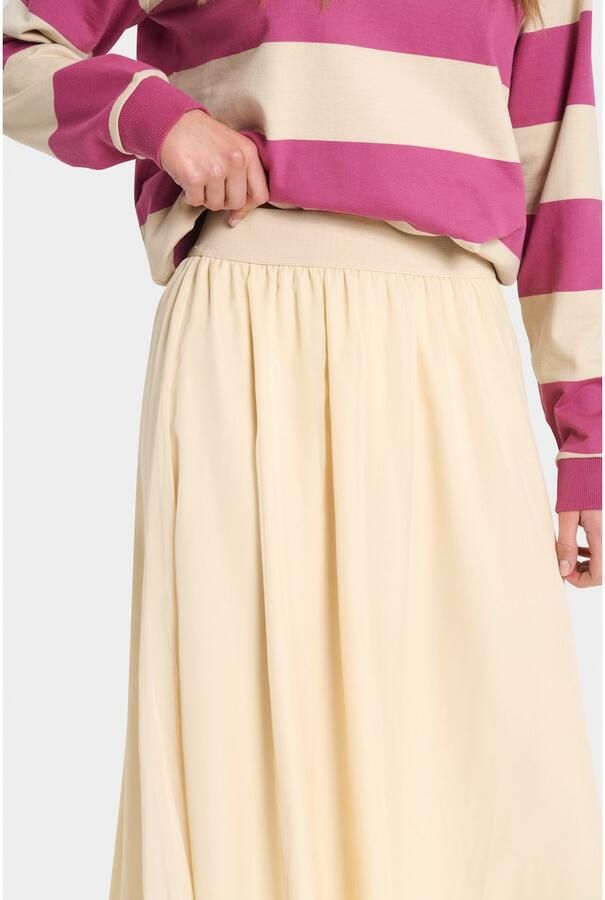 Saint Tropez Midirok CoralSZ Skirt gemaakt van chiffon - Foto 5