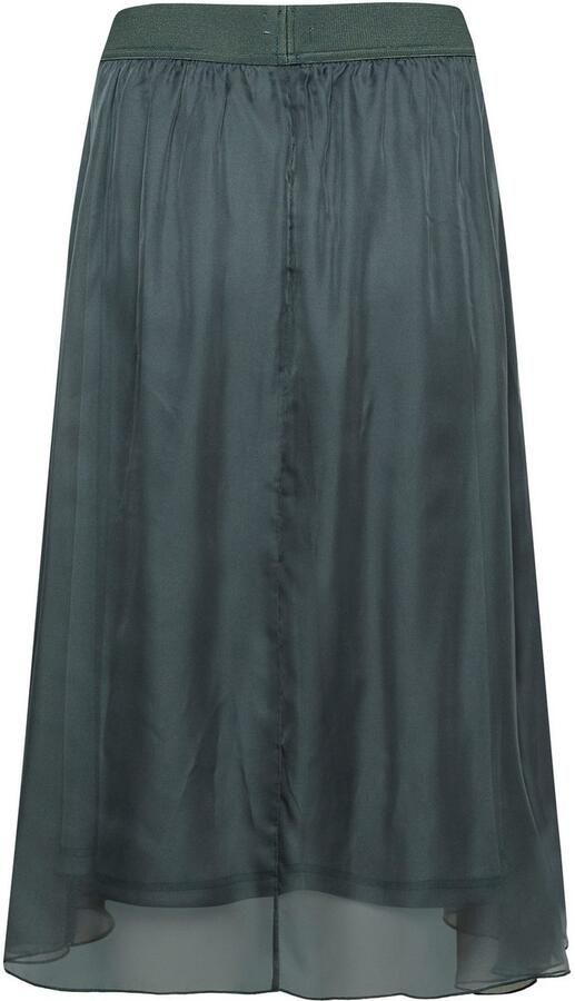 Saint Tropez Midirok CoralSZ Skirt gemaakt van chiffon