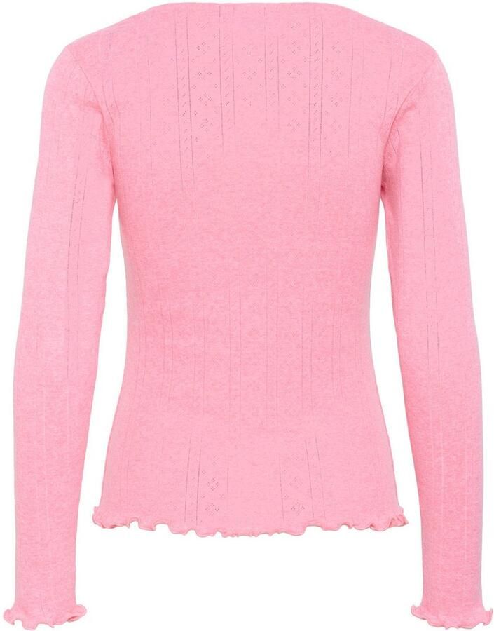 Saint Tropez Shirt met lange mouwen GruSZ gegolvende zoom