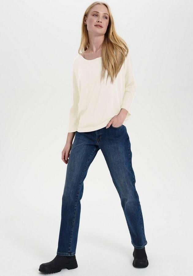 Saint Tropez Trui met ronde hals A2561 MilaSZ R-Neck Fijngebreid met viscose casual fit - Foto 4