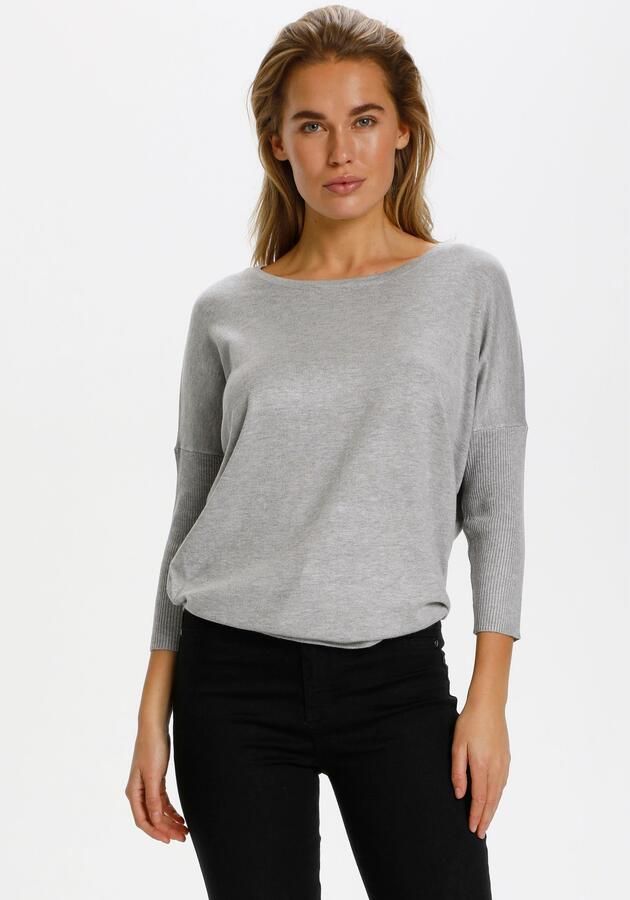 Saint Tropez Trui met ronde hals A2561 MilaSZ R-Neck Fijngebreid met viscose casual fit - Foto 6