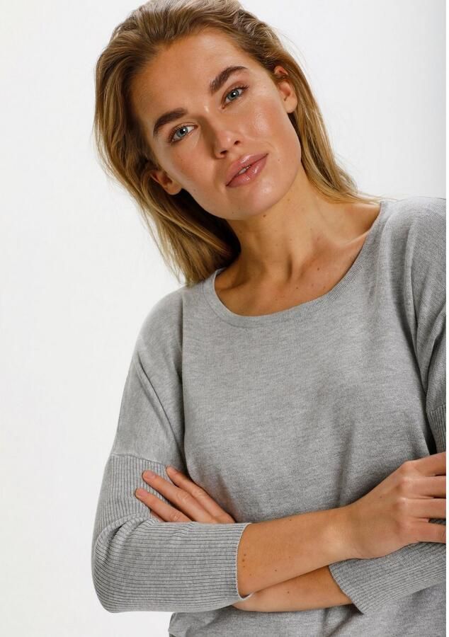 Saint Tropez Trui met ronde hals A2561 MilaSZ R-Neck Fijngebreid met viscose casual fit - Foto 3