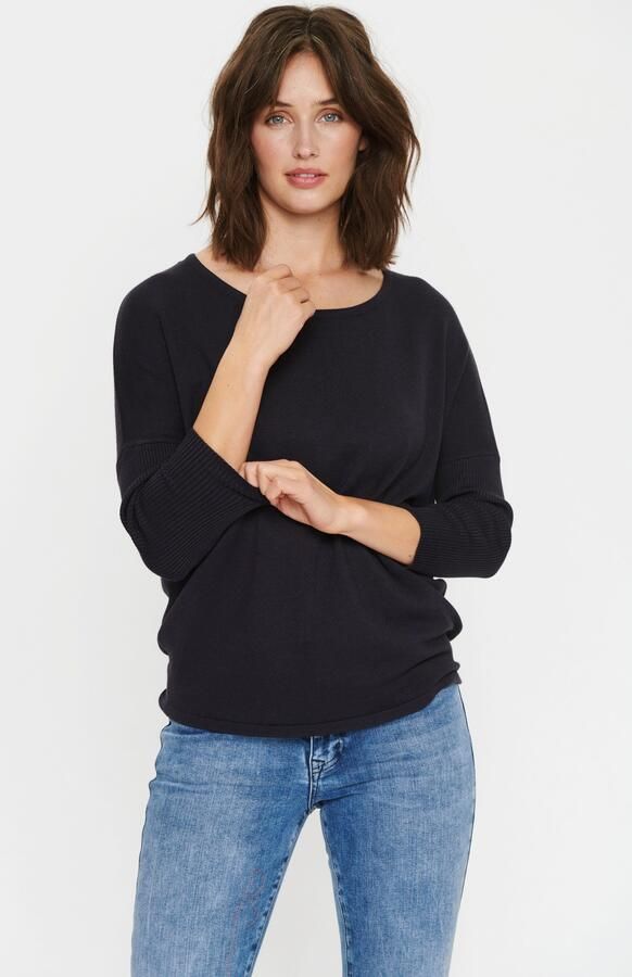 Saint Tropez Trui met ronde hals A2561 MilaSZ R-Neck Fijngebreid met viscose casual fit - Foto 5