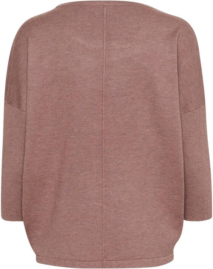 Saint Tropez Trui met ronde hals A2561 MilaSZ R-Neck Fijngebreid met viscose casual fit