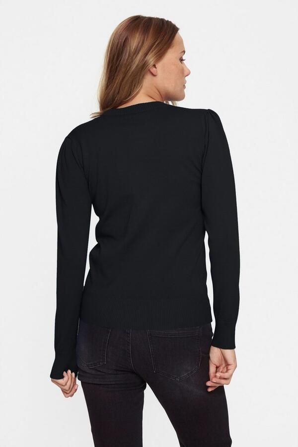 Saint Tropez Zwarte Milasz Pullover Trui Black Dames - Foto 3