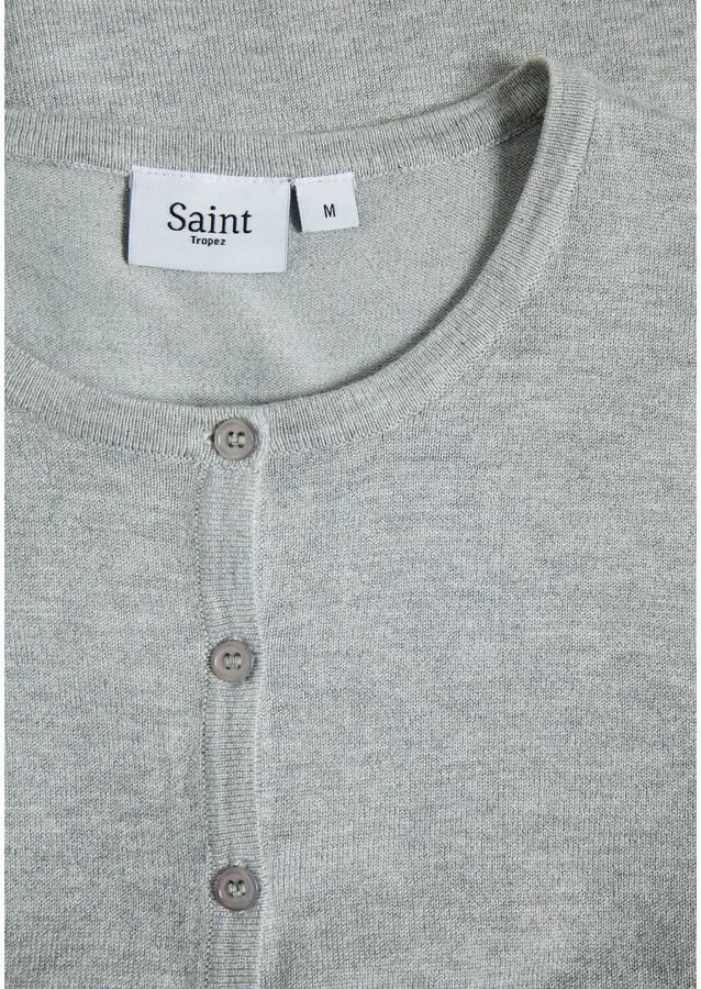 Saint Tropez Pearl Grey Melange Vest Gray Dames - Foto 2