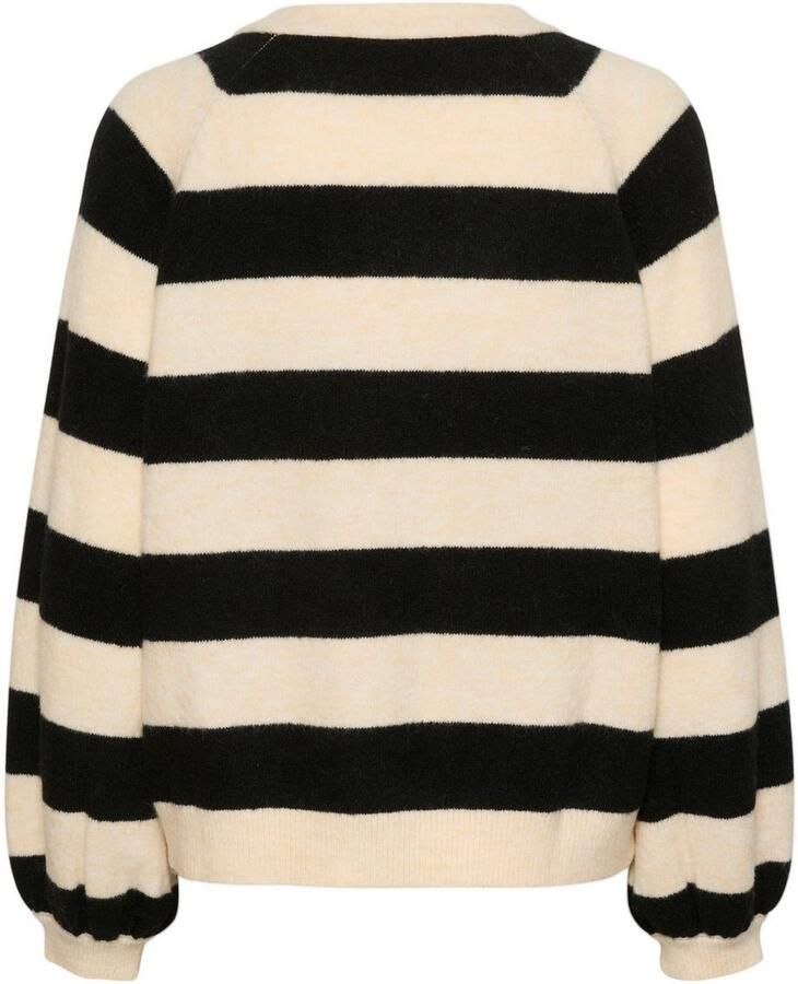 Saint Tropez Gestreepte Vest met Pofmouwen Multicolor Dames - Foto 5