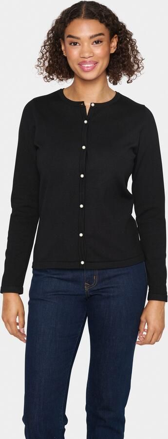 Saint Tropez Vest JemmaSZ Cardigan met decoratieve knopen - Foto 4