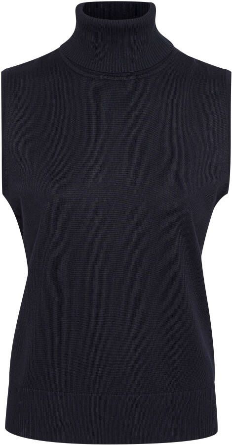 Saint Tropez Night Sky Gebreide Rolnek Vest Blue Dames