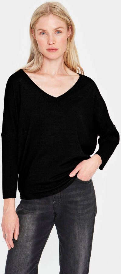 Saint Tropez Trui met V-hals SZ-MILA V-NECK Pullover